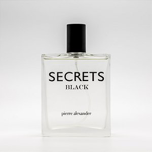 Deo Colônia Secrets Black 100ml Pierre Alexander Perfume Masculino Amadeirado Oriental