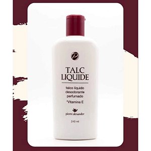 Talco Líquido Desodorante Perfumado 200ml Toque Seco | Pierre Alexander