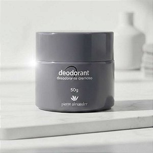 Desodorante em Creme Antitranspirante 48h Não Mancha Roupas Cinza 50g | Pierre Alexander