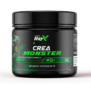 Creatina MonoHidratada Sabor Limão + Taurina e Multivitamínico - Imunidade CreaMonster - 300g | Green Rex