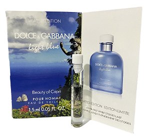 Dolce Gabbana Light Blue Beauty of Capri Masculino edt 1,5ml