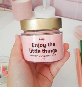 Vela Lovely "Enjoy The Little Things" Rosa