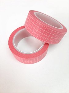 Washi Tape Grid Pink