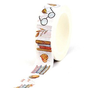 Washi tape Autumn and Books