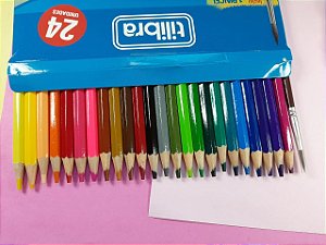 Lápis de cor Aquarelável 24 cores