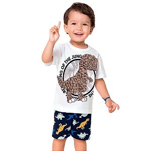 Conjunto Infantil Camiseta + Bermuda Kyly 111194