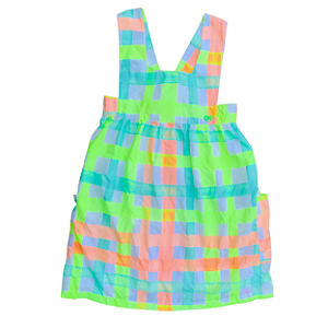 Vestido Regata Xadrez Neon Mon Sucre 21210