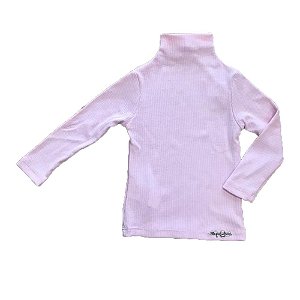 Blusa Feminina Manga Longa e Gola Alta Rosa Mon Sucre 1606