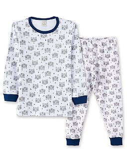 Pijama Longo Infantil em Suedine Pingo Lelê 86034