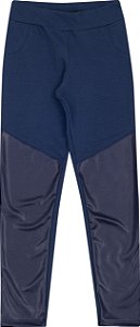 Legging Infantil Peluciada Azul 5374