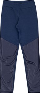 Legging Infantil Peluciada Azul 5374