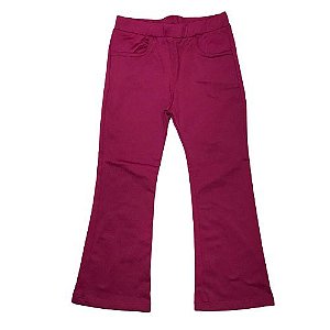 Calça Flare Infantil Térmica Pega Mania 21704 Vermelho