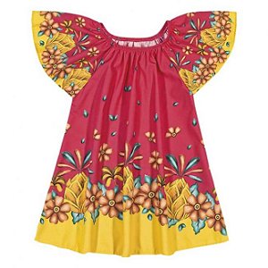 Vestido Infantil Floral Pink Nanai 600250