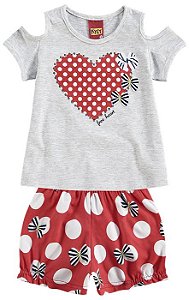 Conjunto Infantil Blusa + Short Kyly 109123