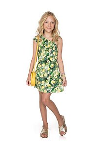 Vestido Infantil Frutas Pega Mania 54111