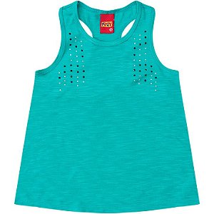 Regata Infantil Feminina Lisa Verde Kyly 107618