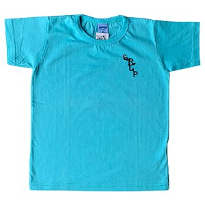 Camiseta Infantil Basica Azul Claro Serelepe 4585