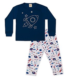 Pijama Longo Infantil em Algodão Pingo Lelê 85074