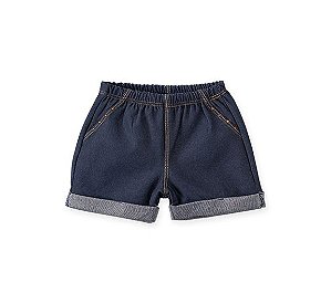 Short Cotton Jeans Infantil Pingo Lelê 65918