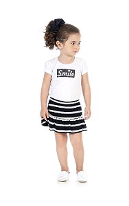 Conjunto Infantil Saia + Blusa Pega Mania 73085