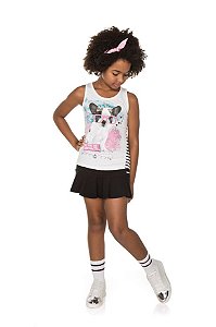 Blusa Regata Infantil Bulldog Pega Mania 16245