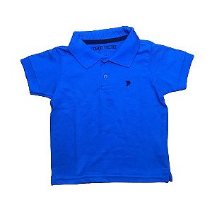 Camisa Polo Básica Pega Mania 35066 Azul Royal