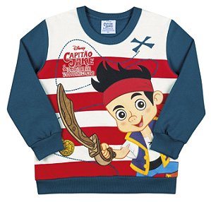 Blusa de Moletom Jake e os Piratas Kamylus 91526