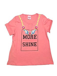 Camiseta Infantil Feminina Rosa Escuro 4600