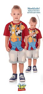 Camiseta Toy Story Disney Fakini 1603493 Vermelho