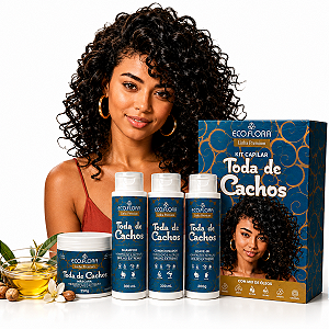 Cronograma Capilar Kit Completo Cachos Todos os Tipos 4 Produtos