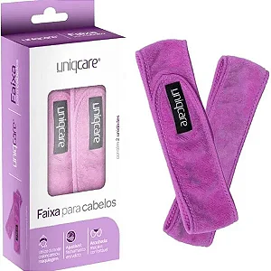 FAIXA ATOALHADA PARA CABELO UNIQCARE