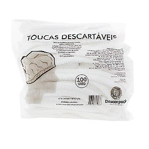 Touca Descartável (100 unidades) - Descarpack