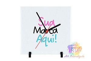 Relógio de Azulejo Personalizado 15x15cm (Personalização Já Inclusa!)