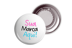 100 Bottons Abridores Long Neck Personalizados 5,5cm Personalização Já Inclusa!