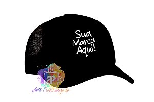 Boné Trucker Personalizado Com Estampa Texturizada  - Personalização Já Inclusa!