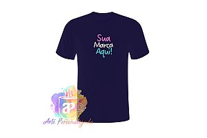 Camiseta Algodão Personalizada Com Estampa DTF (Diversas Cores!) Personalização Já Inclusa!