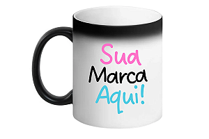 Caneca Mágica Personalizada Porcelana 325ml Personalização Já Inclusa! - Valor por Unidade - Mínimo 100 Unidades