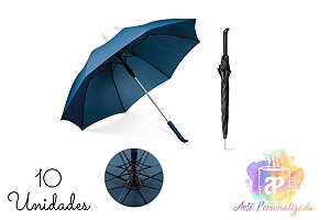 Guarda-Chuvas Premium Personalizados (Diversas Cores!) Personalização Já Inclusa! Mínimo 10 Unidades
