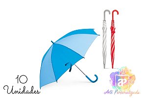 Guarda-Chuvas Personalizados Para Criança (Diversas Cores!) Personalização Já Inclusa! Mínimo 10 Unidades