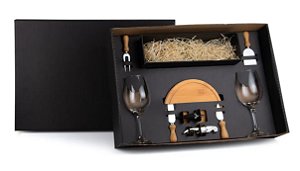 Kit Personalizado Para Queijo e Vinho - Mínimo de 10 Kits