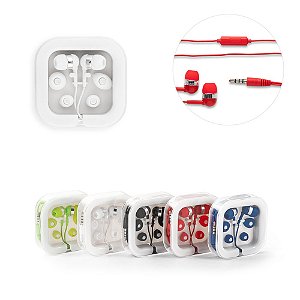 Fone de Ouvido Personalizado Com Microfone - Mínimo 10 Unidades