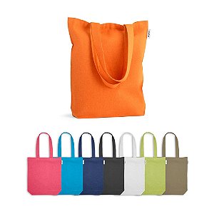 Sacola Personalizada em Algodão e Poliéster Reciclado - Ecobag - Mínimo 10 Unidades