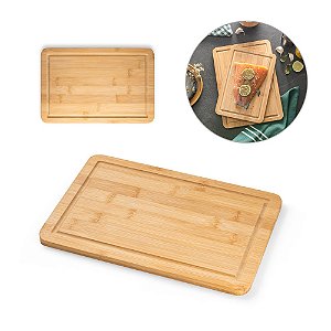 Tábua de corte personalizada em bambu - Mínimo 10 Unidades