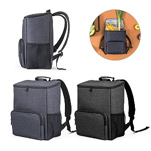 Mochila personalizada com isolamento térmico em Nylon 2Tone com interior forrado em PEVA - Mínimo 10 Unidades
