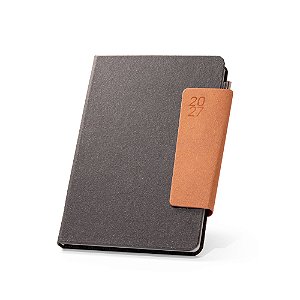 Agenda B5 personalizada em pele reciclada - Mínimo 10 Unidades