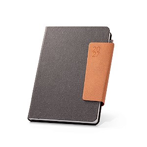 Agenda A5 personalizada em pele reciclada - Mínimo 10 Unidades