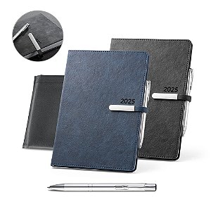 Agenda B5 personalizada em PU - Mínimo 10 Unidades