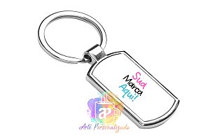 Chaveiro Personalizado Metal Personalização Já Inclusa!