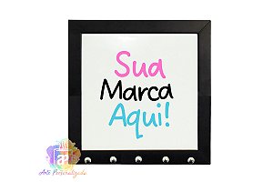 Porta Chaves Com Azulejo Personalizado 15x15cm (Personalização Já Inclusa!)