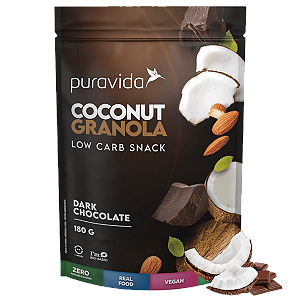 Coconut Granola Dark Chocolate (180g) Puravida